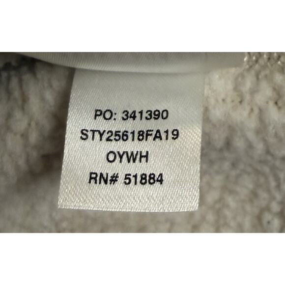 Patagonia Better Sweater Fleece 1/4 Zip Pullover Top Women's Small Oyster White - Picture 9 of 13